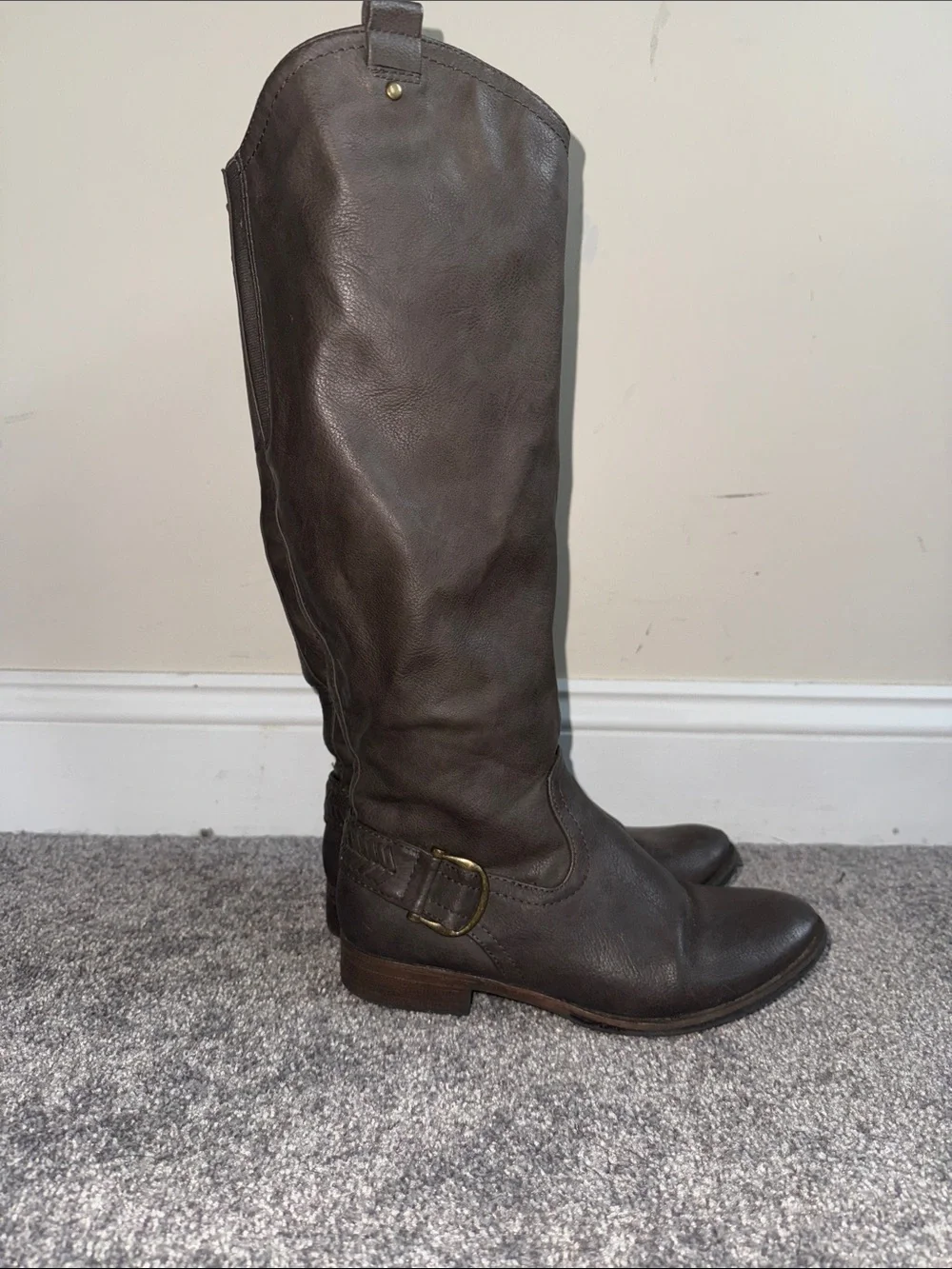 Bass Women's Over-the-Knee Riding Boots - Dark Brown